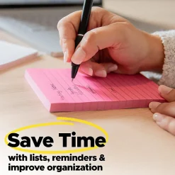 Post-it® Notes, 3 x 3 in, 6 Sticky Note Pads, 100 Sheets/Pad, School Supplies and Office Products, The Iconic Canary Yellow Note