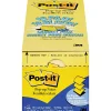 Post-it® Pop-up Notes, 3" x 3", Canary Yellow, 90 Sheets Per Pad, Pack Of 18 Pads