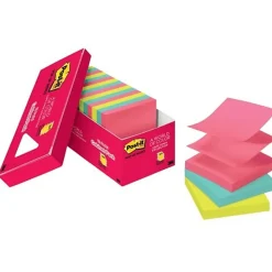 Post-it® Pop Up Notes, 3 x 3 in, 18 Sticky Note Pads, 100 Sheets/Pad, School Supplies and Office Products, Accordion Sticky Notes, Poptimistic