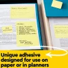 Post-it® Pop Up Notes, 3 x 3 in, 12 Sticky Note Pads, 100 Sheets/Pad, Accordion Sticky Notes Works with Pop Up Dispenser, Beachside Café
