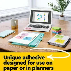 Post-it® Pop-up Notes, 3 x 3 in, 12 Sticky Note Pads, 100 Sheets/Pad, School Supplies and Office Products, Accordion Sticky Notes, Floral Fantasy