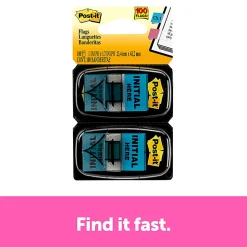 Post-it® Printed Flags, 