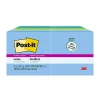 Post-it® Recycled Super Sticky Notes, 12 Pads, 90 Sheets, 3 in x 3 in, 2x Sticking Power, School Supplies & Office Products - 65412SST
