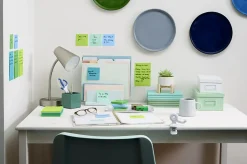 Post-it® Recycled Super Sticky Notes, 6 Pads, 90 Sheets, 4 in x 4 in, 2x Sticking Power, School Supplies & Office Products - 6756SST