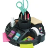 Post-it® Rotary Desktop Organizer, Black