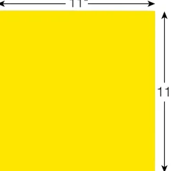 Post-it® Super Sticky Big Notes, 11 x 11 in, 1 Sticky Extra Large Note Pad, 30 Sheets/Pad, Great for Group Brainstorming and Study Spaces, Yellow