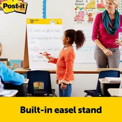 Post-it® Super Sticky Easel Pad, 20 in x 23 in, 1 Pad, 20 Sheets/Pad, Primary Ruled, Great for Virtual Teachers and Students, White