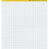 Post-it® Super Sticky Easel Pads, 25 in x 30 in, 2 Pads, 30 Sheets/Pad, Grid Lined, Great for Virtual Teachers and Students, White