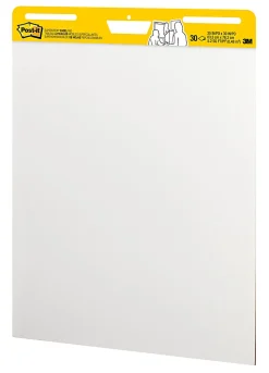 Post-it® Super Sticky Easel Pads, 25" x 30", 8 Pads, 30 Sheets/Pad, School Supplies for Classrooms, White, 559VAD8PK
