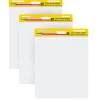 Post-it® Super Sticky Easel Pads, 25" x 30", 3 Pads, 20 Sheets/Pad, School Supplies for Classrooms, White