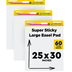 Post-it® Super Sticky Easel Pads, 25