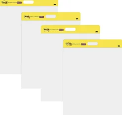 Post-it® Super Sticky Easel Pads, 20" x 23", 4 Pads, 20 Sheets/Pad, School Supplies for Classrooms, White