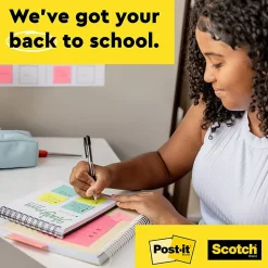 Post-it® Super Sticky Notes, 3 in. x 3 in., Simply Serene Collection, 5 Pads/Pack, 90 Sheets/Pad