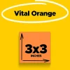 Post-it® Super Sticky Notes, 3 x 3 in, 5 Sticky Note Pads, 90 Sheets/Pad, 2X the Sticking Power, School Supplies and Office Products, Neon Orange
