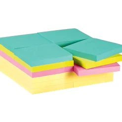 Post-it® Super Sticky Notes, 3 x 3 in, 24 Bulk Sticky Note Pads, 90 Sheets/Pad, 2X the Sticking Power, School and Office Supplies, Supernova Neons