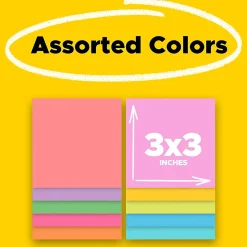 Post-it® Super Sticky Notes, 3 x 3 in, 15 Sticky Note Pads, 45 Sheets/Pad, 2X the Sticking Power, Energy Boost