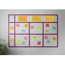 Post-it® Super Sticky Notes, 3 x 3 in, 12 Pads, 90 Sheets/Pad, 2X the Sticking Power, Clean Removal, Assorted Colors