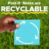 Post-it® Super Sticky Notes, 6 x 8 in, 4 Lined Sticky Note Pads, 45 Sheets/Pad, 2X the Sticking Power, School and Office Supplies, Energy Boost