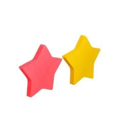 Post-it® Super Sticky Notes, 3 x 3 in, 2 Star Shaped Pads, 75 Sheets/Pad, 2X the Sticking Power, School Supplies and Office Products, Assorted Colors