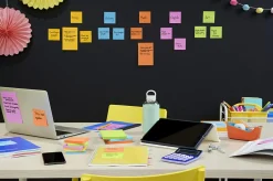 Post-it® Super Sticky Notes, 1.88 x 1.88 in, 6 Sticky Note Pads, 45 Sheets/Pad, 2X the Sticking Power, School Supplies, Energy Boost