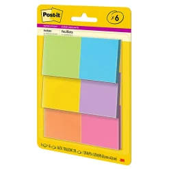 Post-it® Super Sticky Notes, 1.88 x 1.88 in, 6 Sticky Note Pads, 45 Sheets/Pad, 2X the Sticking Power, School Supplies, Energy Boost
