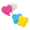 Post-it® Super Sticky Notes, 3 x 3 in, 2 Heart Shaped Pads, 75 Sheets/Pad, 2X the Sticking Power, School Supplies and Office Products, Assorted Colors