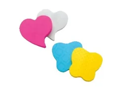 Post-it® Super Sticky Notes, 3 x 3 in, 2 Heart Shaped Pads, 75 Sheets/Pad, 2X the Sticking Power, School Supplies and Office Products, Assorted Colors