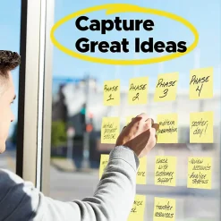 Post-it® Super Sticky Pop Up Notes, 3 x 3 in, 10 Sticky Note Pads, 90 Sheets/Pad, 2X the Sticking Power, School and Office Supplies, Canary Yellow