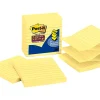 Post-it® Super Sticky Pop Up Notes, 4 x 4 in, 5 Lined Sticky Note Pads, 90 Sheets/Pad, 2X the Sticking Power, School and Office Supplies, Yellow