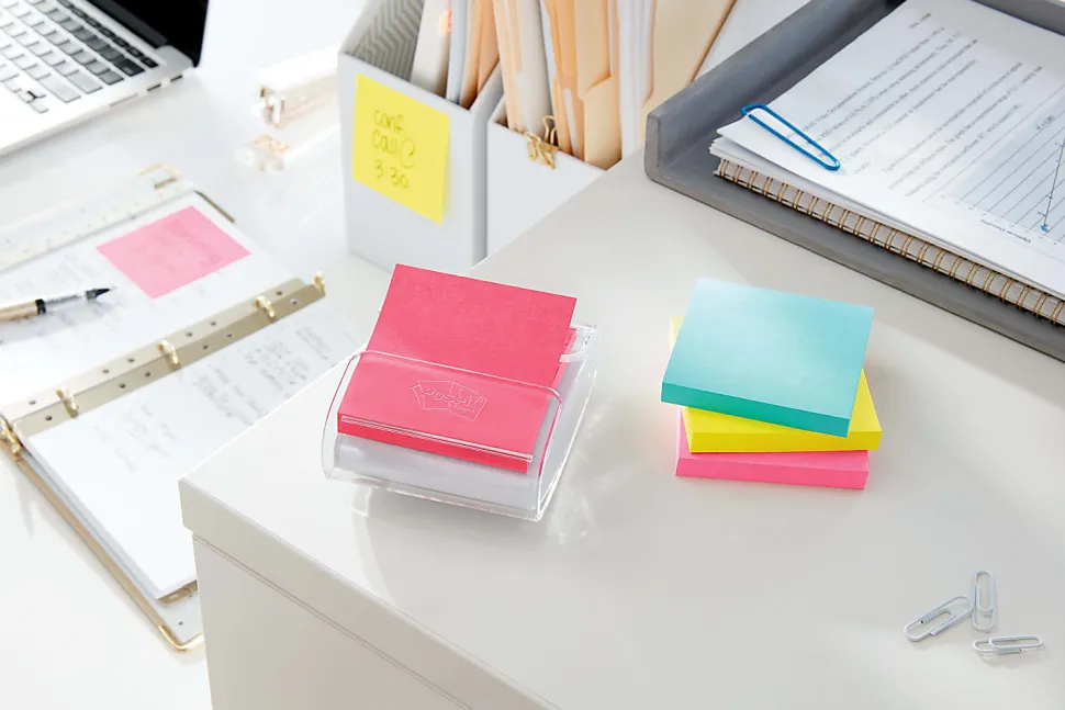 Post-it® Super Sticky Pop Up Notes, 3 x 3 in, 6 Sticky Note Pads, 90 Sheets/Pad, 2X the Sticking Power, School Supplies, Supernova Neons