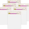 Post-it® Super Sticky Recycled Easel Pads, 25 in x 30 in, 6 Pads, 30 Sheets/Pad, 30% Recycled, Great for Virtual Teachers and Students, White