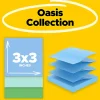 Post-it® Super Sticky 100% Recycled Paper Notes, 3 x 3 in, 6 Sticky Note Pads, 70 Sheets/Pad, School and Office Supplies, Oasis
