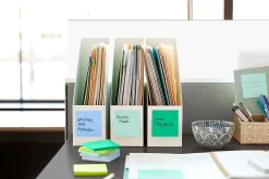 Post-it® Super Sticky 100% Recycled Paper Notes, 3 x 3 in, 6 Sticky Note Pads, 70 Sheets/Pad, School and Office Supplies, Oasis