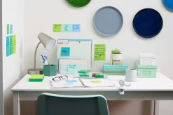 Post-it® Super Sticky 100% Recycled Paper Notes, 3 x 3 in, 24 Sticky Note Pads, 70 Sheets/Pad, School Supplies and Office Products, Oasis