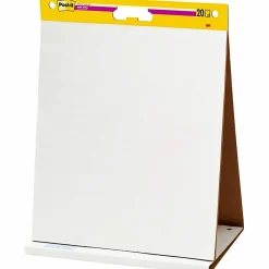Post-it® Super Sticky Tabletop Easel Pad, 20" x 23", 1 Pad, 20 Sheets/Pad, School Supplies for Classrooms, White