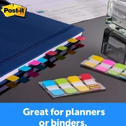 Post-it Tabs, .625 in. x 1.5 in., Pack of 40 Tabs
