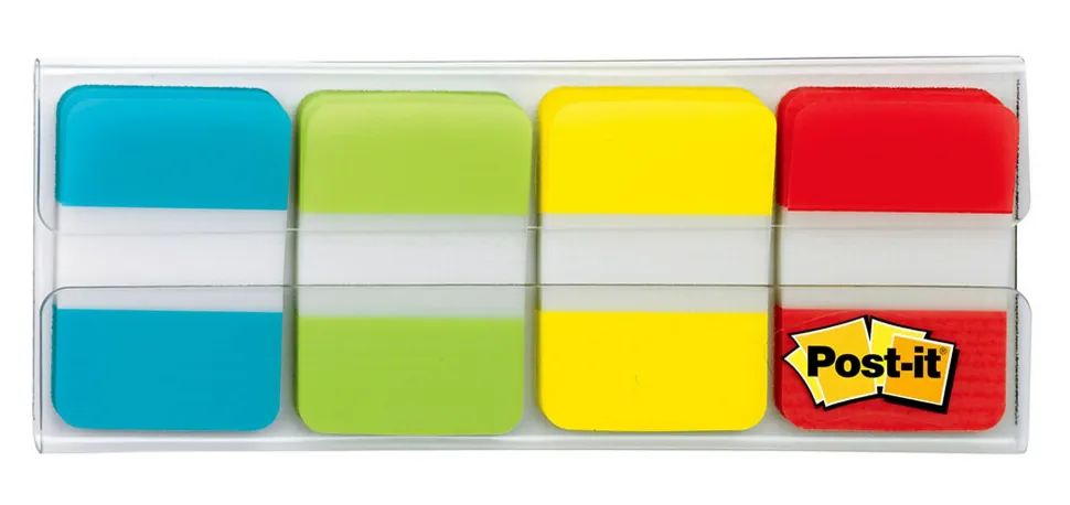Post-it® Tabs, 1 in. x 1.5 in., 1 Pack, 88 Tabs/Pack, Assorted Colors, School Supplies for Students, Tabs for Textbooks and Notebooks