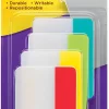 Post-it® Tabs, 1.5 in. x 2 in., 1 Pack, 24 Tabs/Pack, Assorted Colors, School Supplies for Students, Tabs for Textbooks and Notebooks