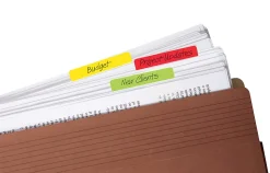 Post-it® Tabs, 1.5 in. x 2 in., 1 Pack, 24 Tabs/Pack, Assorted Colors, School Supplies for Students, Tabs for Textbooks and Notebooks