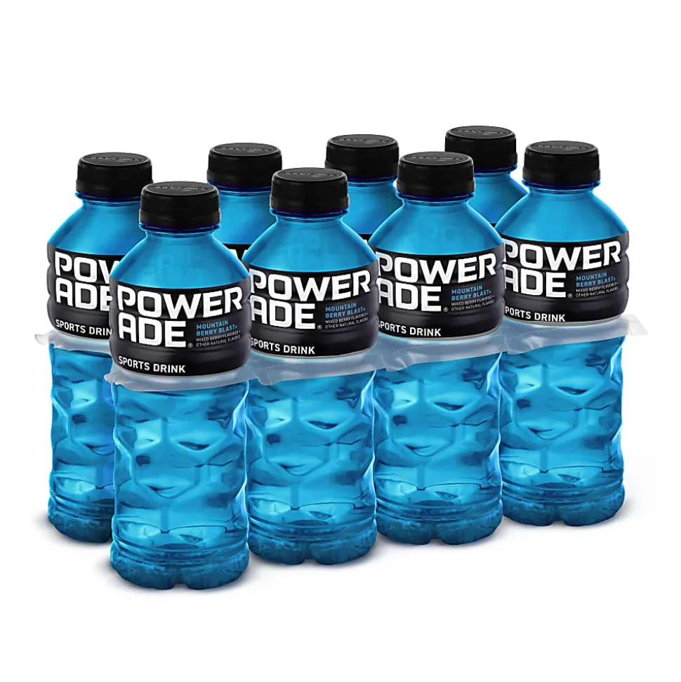 POWERADE® Bottles, Mountain Berry Blast, 20 Fl Oz, Case Of 24 Bottles