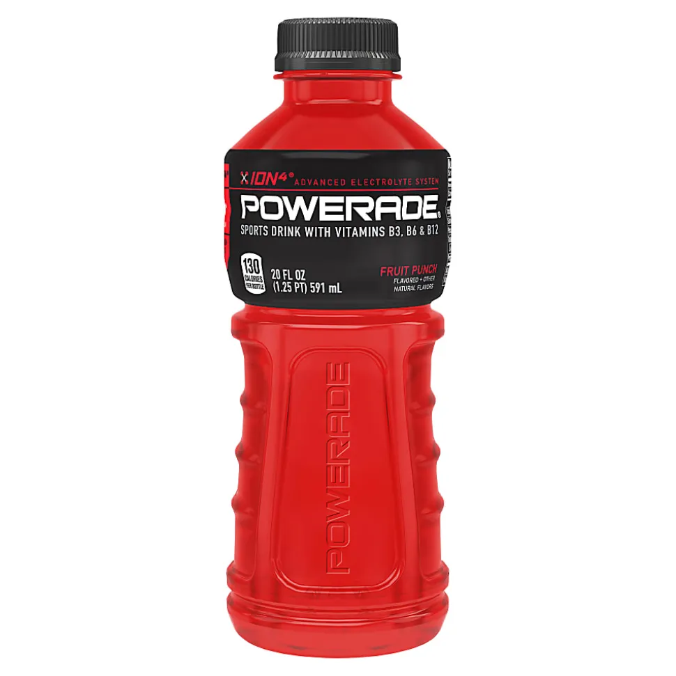 Powerade® Liquid Hydration Energy Drink, Fruit Punch, 20 Oz