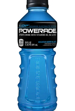Powerade® Liquid Hydration Energy Drink, Mountain Blast (Berry), 20 Oz