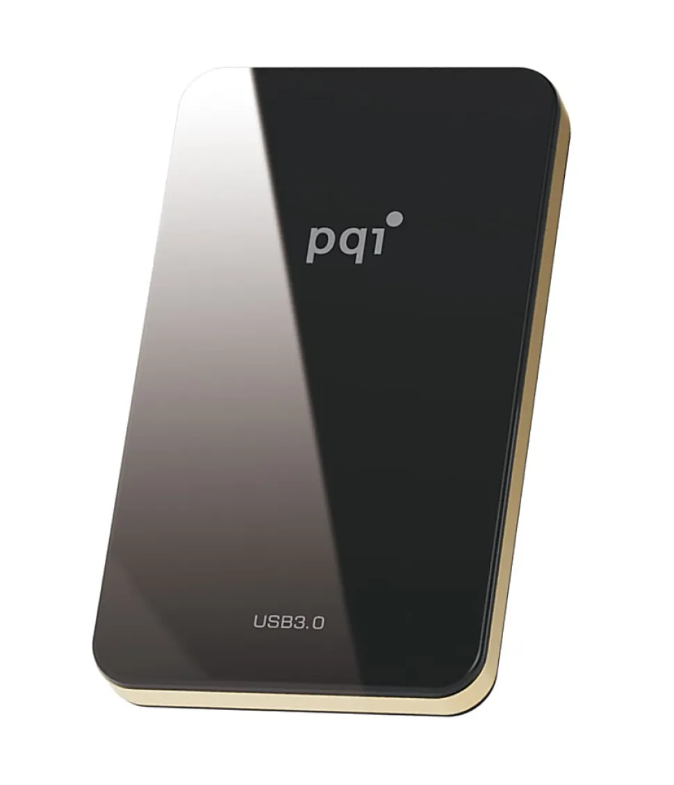PQI 2TB External Hard Drive, 16MB Cache, USB 3.0, H567V, Black