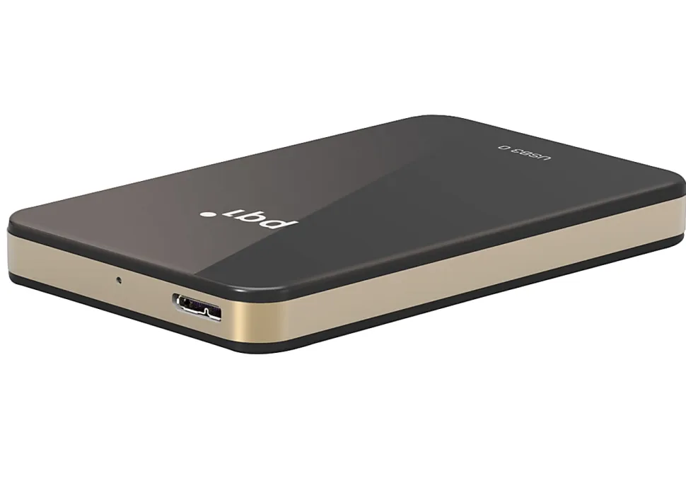 PQI 2TB External Hard Drive, 16MB Cache, USB 3.0, H567V, Black
