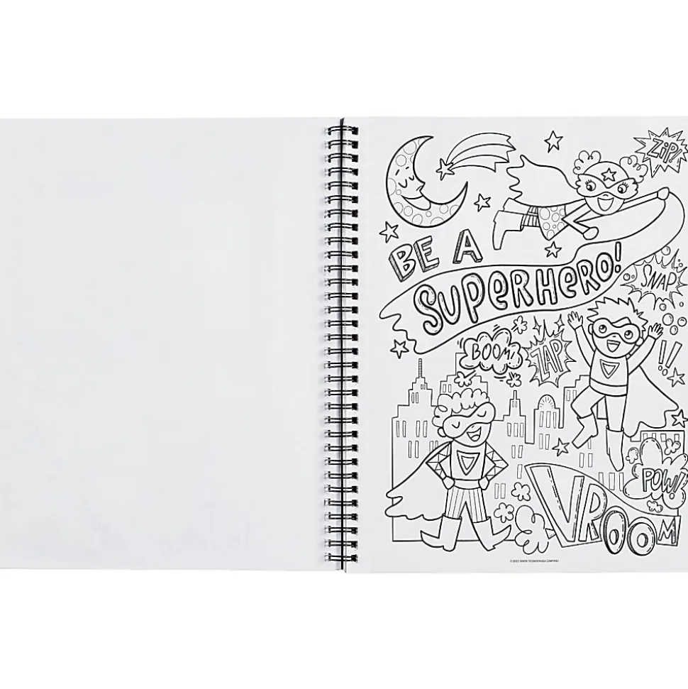 Prang Amazing Artists Sketch Books, 40 Sheets, 8 1/2" x 11", Multicolor, Pack Of 3 Books