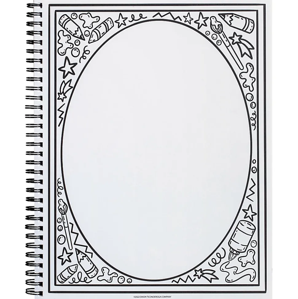 Prang Amazing Artists Sketch Books, 40 Sheets, 8 1/2" x 11", Multicolor, Pack Of 3 Books