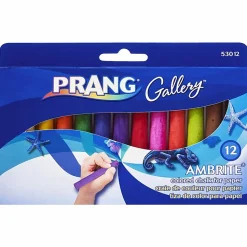 Prang® Ambrite Art Chalk, Assorted Colors, Pack Of 12