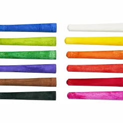 Prang® Ambrite Art Chalk, Assorted Colors, Pack Of 12