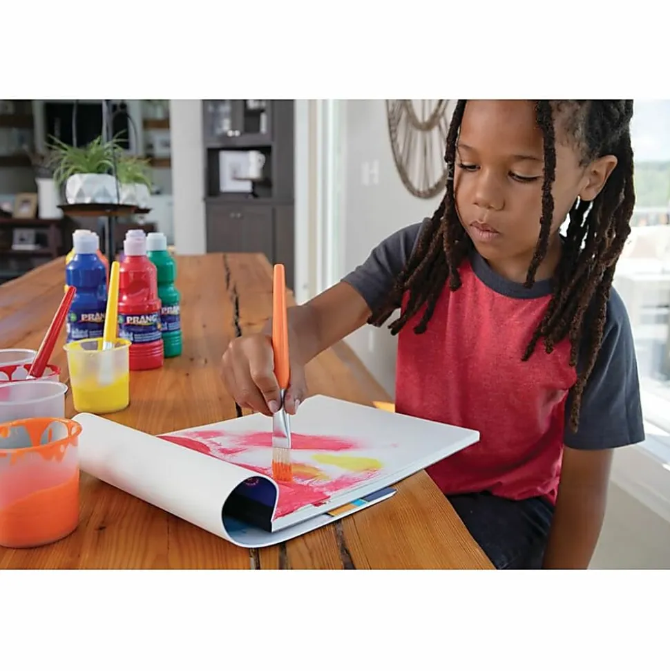 Prang® Ready-To-Use Tempera Paint, 16 Oz., Assorted Colors, Pack Of 12