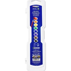 Prang® Semi-Moist Watercolor Master Set, Assorted Colors, 0.17 Oz, Set Of 36